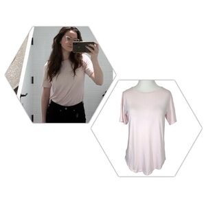 Universal Standard Pale Pink Tee Rex T Shirt Size 2xsmall Size 6-8